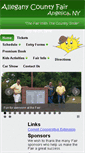 Mobile Screenshot of alleganycountyfair.org